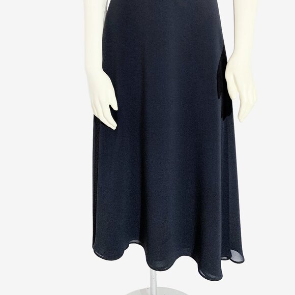 Vintage Black Wrap Skirt / size Medium-Large - Picture 6 of 6